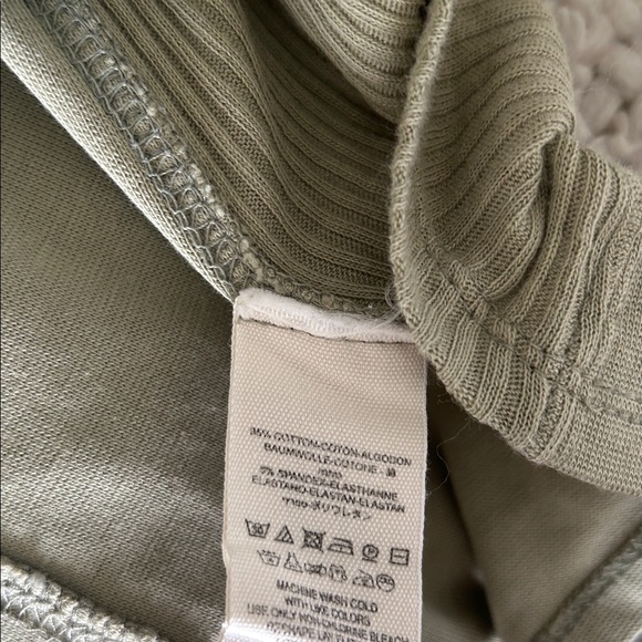 Free People Olive Long Sleeve Top - Picture 7 of 7